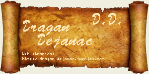 Dragan Dejanac vizit kartica